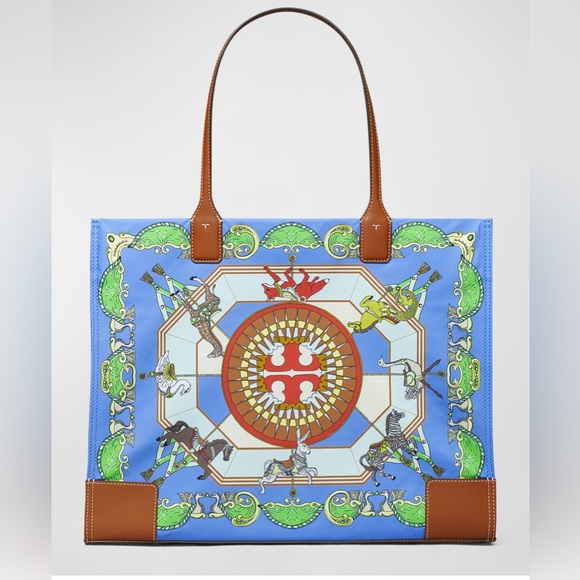 Brand New with Tag Tory Burch Large Ella Tote Bag, super pretty and vibrant!❤️ - Picture 7 of 7